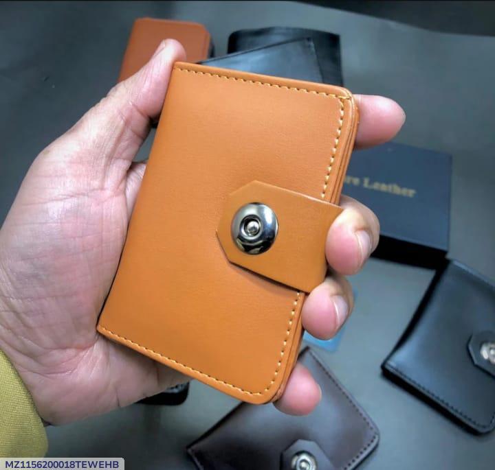 Mini Wallet Plus Card Holder With Magnetic Button